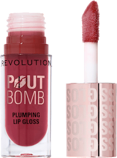 Pout Bomb gloss Rosewood Rose Pink REVOLUTION