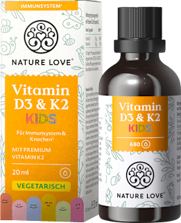 Tropfen Vitamin D3 & K2 Kids Nature Love