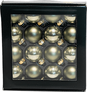 Set globuri verzi din sticlă pentru Crăciun OTHMAR DECORATIONS