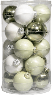 Set globuri asortate pentru Crăciun 6 cm  KOOPMAN