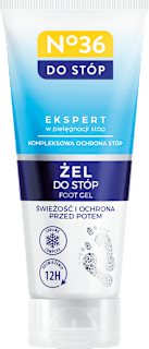 Żel do stóp chłodzący, antyperspiracyjny świeżość i ochrona przed potem No36