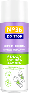 Spray do butów Odświeżający neutralizuje nieprzyjemny zapach No36