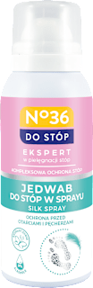 Jedwab do stóp w sprayu ochrona przed otarciami i pęcherzami No36