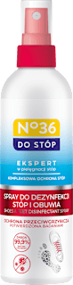 Spray do dezynfekcji stóp i butów ochrona przeciwgrzybicza No36