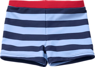 Badehose mit Streifen-Muster, blau, Gr. 110/116 PUSBLU