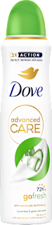 go fresh cucumber & green tea antiperspirant dezodorans u spreju Dove