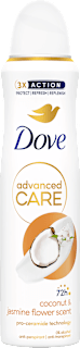 advanced CARE coconut & jasmine flower antiperspirant dezodorans u spreju Dove
