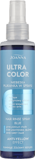ULTRA Color System Płukanka do blondów w sprayu niebieska  JOANNA