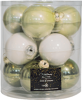 Set globuri asortate pentru Crăciun 6 cm KOOPMAN