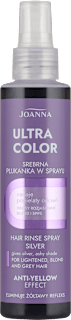 ULTRA Color System Płukanka do blondów w sprayu srebrna  JOANNA