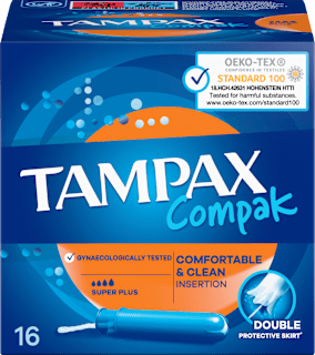 Compak tampony s aplikátorem Super Plus Tampax