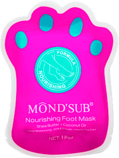 Maska do stóp odżywcza różowa  Mond'sub