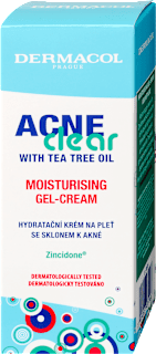 Hidratáló gél-krém pattanásra hajlamos bőrre, AcneClear Dermacol