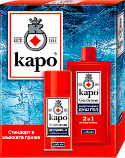 Подаръчен комплект Gentleman Душ гел и део спрей каро