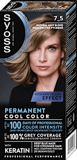 Boja za kosu - 7-5 Prirodno pepeljasto plava syoss