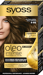 Boja za kosu - 4-60 zlatno smeđa  syoss Oleo Intense