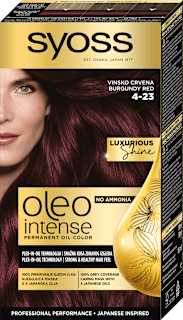 Boja za kosu - 4-23 burgundsko crvena       syoss Oleo Intense