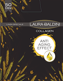 Dres damă negru Collagen 50DEN M2 LAURA BALDINI