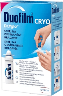 Cryo Dr. Yglo sprej na odstranění bradavic Duofilm