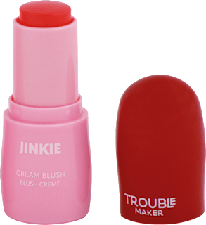 Krémová lícenka Jinkie Stick - Cheer Up Hot Pink TROUBLE MAKER