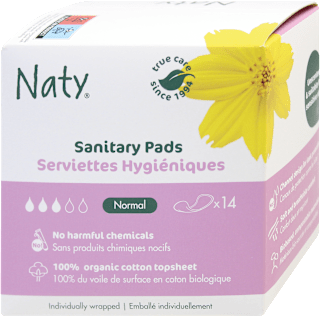 Assorbenti compostabili normal Naty