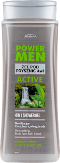 Żel pod prysznic 4 w 1 dla mężczyzn Active Power Men  JOANNA
