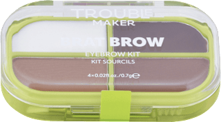 Súprava na obočie Brat Brow - Medium Brown TROUBLE MAKER
