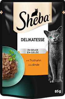 Hrana za mačke - puretina u želeu Sheba