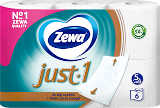 Just One toalet papir 5 - slojni, 71 listić Zewa