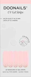 UV Nagelfolien Gold Glitter Ombre Doonails