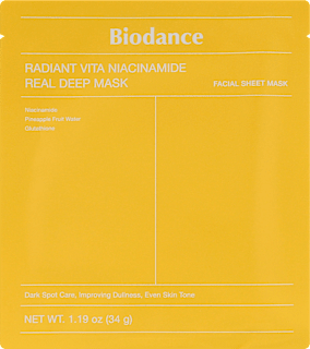 hydrogelová pleťová maska Radiant Vita Niacinamide Biodance