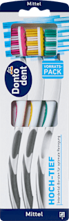 Zahnbürste Hoch-Tief mittel sortiert Dontodent