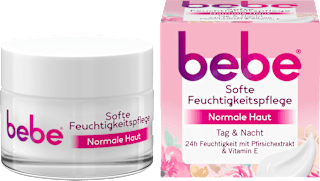 Feuchtigkeitscreme mit Pfirsichextrakt bebe