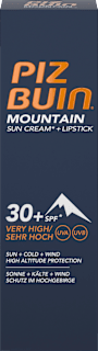 Sonnencreme + Lippenpflege Kombi Mountain LSF 30 PIZ BUIN