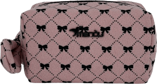 kosmetická etue růžová s mašličkami manòu