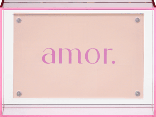 DIY 2026 Amor Acryl Rahmen 10x15 cm, pink Paradies