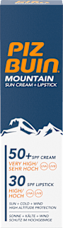 Sonnencreme + Lippenpflege Kombi Mountain LSF 50 PIZ BUIN