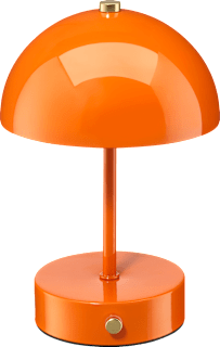 LED Tischlampe aus Metall, orange (22x15 cm) dm home