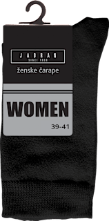 Ženske čarape Jelly – crne, 1 par, vel 39 – 42 JADRAN ČARAPE