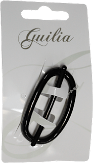 Шнола за коса, черна guilia