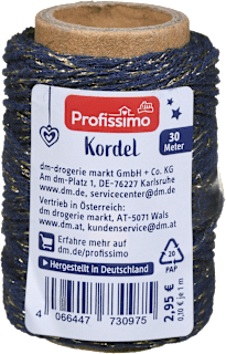 Okrasna vrvica, več različic Profissimo