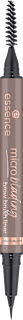 tužka s kartáčkem na obočí microblading 02 Light Brown essence