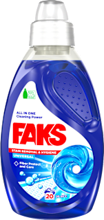 Gel za pranje bijelog i šarenog rublja – Universal, 20 pranja FAKS