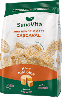 Mini-rondele din orez cu cașcaval Sanovita