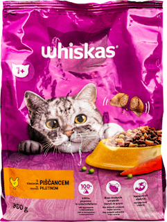 Suha hrana za mačke - piletina Whiskas