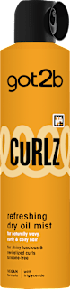 osvěžující suchá olejová mlha Curlz got2b