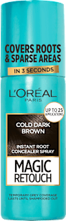 Sprej za prekrivanje sivega narastka Cold Dark Brown L'ORÉAL PARiS MAGIC RETOUCH