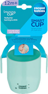 Kubek dla dzieci otwarty, sprytny do nauki picia turkus Canpol babies