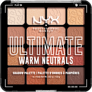 Ultimate paletka očních stínů Warm Neutrals NYX PROFESSIONAL MAKEUP