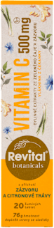 šumivé tablety Vitamín C 500 mg Revital botanicals